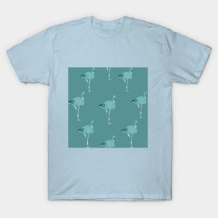 Teal Flamingos T-Shirt